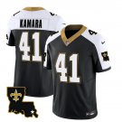 Men's Saints Alvin Kamara Black 2023 FUSE 1987 Legacy Vapor Jersey