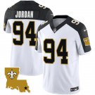 Men's Saints Cameron Jordan White 2023 F.U.S.E. 1987 Legacy Vapor Jerseya