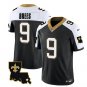 Men's Saints Drew Brees Black 2023 FUSE 1987 Legacy Vapor Football Jersey