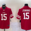 Men's San Francisco 49ers #15 Jauan Jennings Red Vapor Untouchable Limited Football Jersey