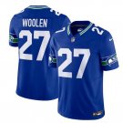 Men's Seahawks Tariq Woolen Royal Blue 2023 F.U.S.E Vapor Untouchable Jersey