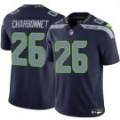 Men's Seattle Seahawks #26 Zach Charbonnet Navy 2024 F.U.S.E. Throwback Vapor Jersey