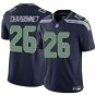 Men's Seattle Seahawks #26 Zach Charbonnet Navy 2024 F.U.S.E. Throwback Vapor Jersey