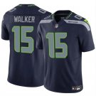 Men's Seattle Seahawks P.J. Walker Navy 2024 F.U.S.E Vapor Limited Football Stitched Jersey