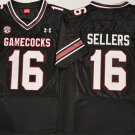 Men's South Carolina Fighting Gamecocks #16 LaNorris Sellers Black Stitched Jersey