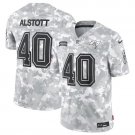 Men's Tampa Bay Buccaneers #40 Mike Alstott Arctic Camo 2024 F.U.S.E. Salute to Service Jersey