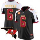 Men's Tampa Bay Buccaneers Baker Mayfield Black With Florida Patch Gold Trim Vapor Jersey