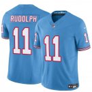 Men's Tennessee Titans Mason Rudolph Blue 2024 F.U.S.E. Throwback Vapor Jersey