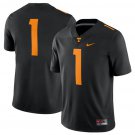 Mens Tennessee Volunteers #1 Christian Moore Black College Football Limited Jersey