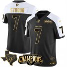 Men's Texans C.J. Stroud Black White 2023 F.U.S.E. AFC South Champions Patch Jersey