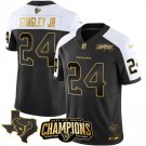 Men's Texans Derek Stingley Jr. Black Gold 2023 F.U.S.E. AFC South Champions Patch Jersey