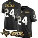 Men's Texans Derek Stingley Jr. Black Gold 2024 F.U.S.E. AFC South Champions Patch Jersey