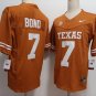 Men's Texas Longhorns #7 Isaiah Bond Yellow FUSE Stitched Jersey