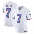 Men's Titans Malik Willis 2023 FUSE White Football Jersey