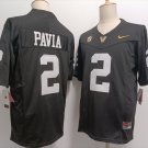 Men's Vanderbilt Commodores #2 Diego Pavia Black FUSE College Jersey