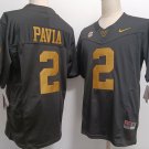 Men's Vanderbilt Commodores #2 Diego Pavia Black Gold FUSE Jersey