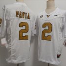 Men's Vanderbilt Commodores #2 Diego Pavia White Gold FUSE Jersey