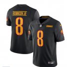 Mens Washington Commanders #8 Brian Robinson Jr Black Alternate Vapor Limited Jersey