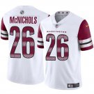 Men's Washington Commanders #26 Jeremy McNichols White 2024 Vapor Limited Football Jersey