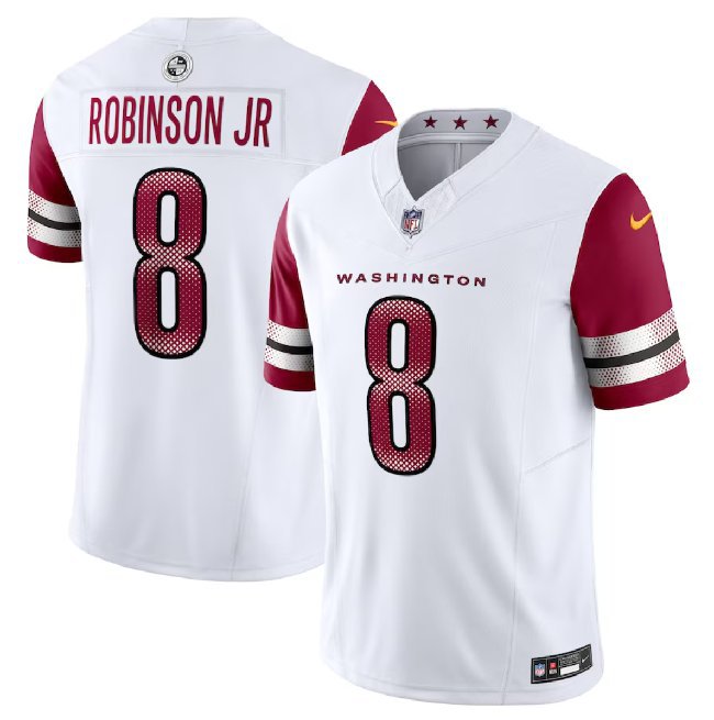 Men's Washington Commanders Brian Robinson White 2023 F.U.S.E. Vapor Football Jersey