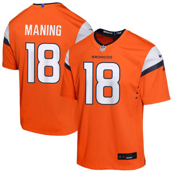 Mens Womens Denver Broncos Peyton Manning Orange Alternate Vapor F.U.S.E. Limited Jersey