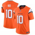 Men's Youth Denver Broncos Bo Nix Orange 2024 Draft F.U.S.E. Football Jersey