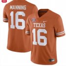 Men's Youth Texas Longhorns Arch Manning 2024 SEC Orange College Jersey