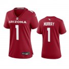 Women's #1 Kyler Murray Arizona Cardinals Cardinal 2023 Game Red Jersey