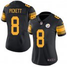 Women's #8 Kenny Pickett Pittsburgh Steelers Color Rush Limited Black Jersey