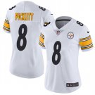 Women's #8 Kenny Pickett Pittsburgh Steelers Color Rush Limited Black Jersey__1542