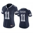 Women's #11 Micah Parsons Dallas Cowboys Color Rush Limited Navy Blue Jersey