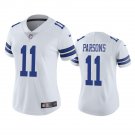 Women's #11 Micah Parsons Dallas Cowboys Color Rush Limited White Jersey