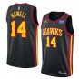Asa Newell #14 Atlanta Hawks Statement Edition Fan Support Team Jersey &acirc;�� Black