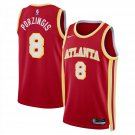Atlanta Hawks #8 Kristaps Porzingis Icon Edition Jersey Red