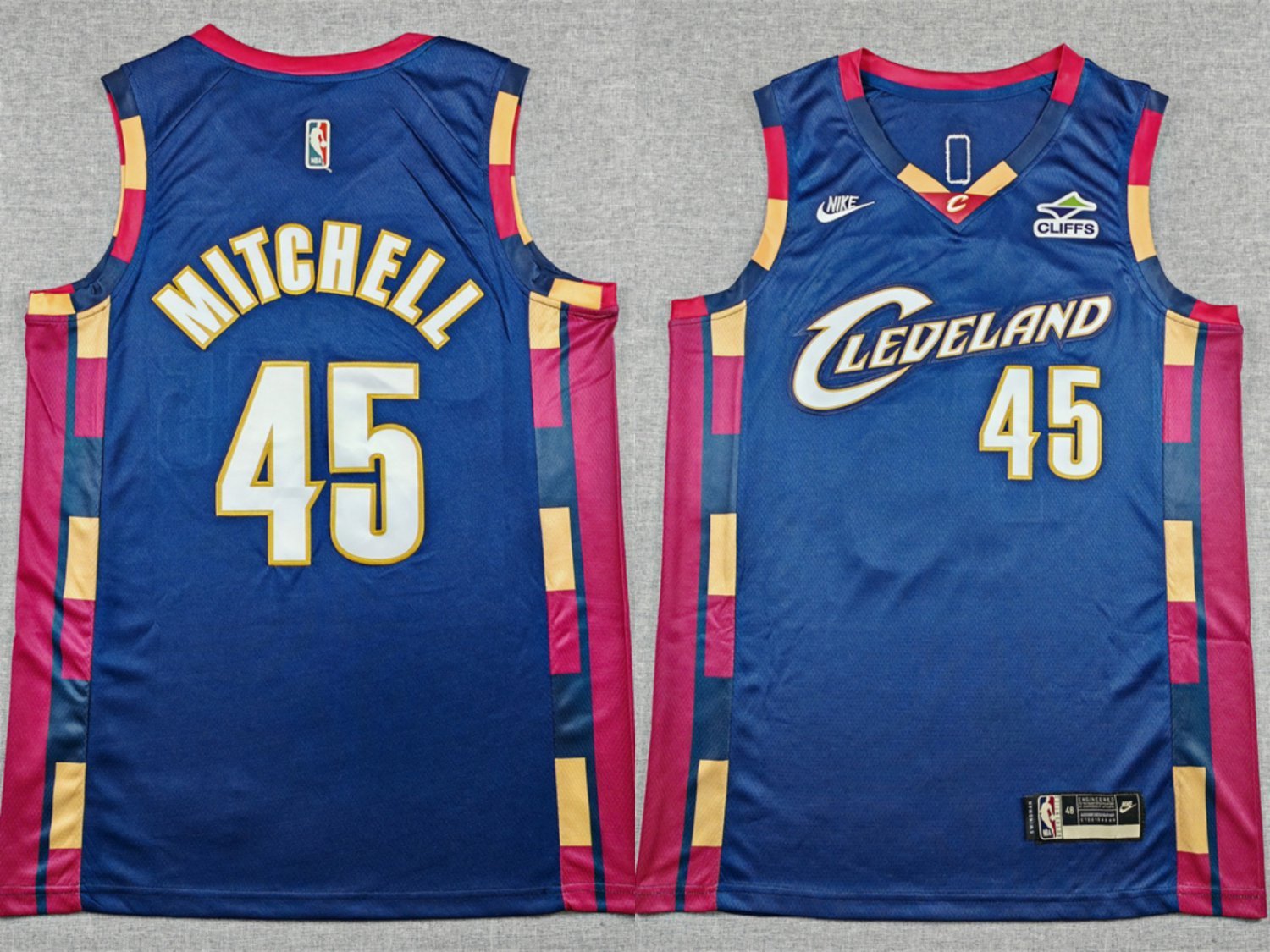 Cavaliers Donovan Mitchell Navy 2025 Classic Edition Jersey