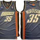 Charlotte Hornets #35 Adam Morrison Navy Stitched Basketball Jersey