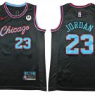 Chicago Bulls #23 Michael Jordan City Basketbsall Jersey Black 2026