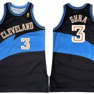 Cleveland Cavaliers #3 Bob Sura Black 1996-97 Champion Stitched Jersey