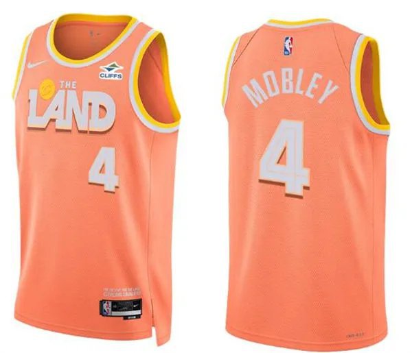 Cleveland Cavaliers #4 Evan Mobley City Edition Swingman Jersey Orange