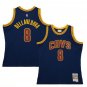 Cleveland Cavaliers #8 Matthew Dellavedova Mitchell & Ness Navy Hardwood Classics Jersey