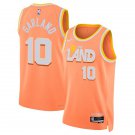 Cleveland Cavaliers #10 Darius Garland City Edition Swingman Jersey Orange