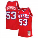 Darryl Dawkins 76ers Mitchell & Ness Hardwood Classics Swingman Jersey Red