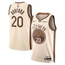Golden State Warriors #20 Al Horford 2025 Tan City Edition Swingman Jersey