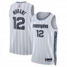 Grizzlies #12 Ja Morant City Edition Stitched Jersey White 2025-26