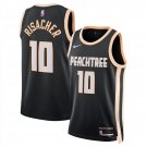 Hawks #10 Zaccharie Risacher City Edition Jersey Black 2025-26