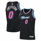 Heat #0 Simone Fontecchio City Edition Jersey Black 2025