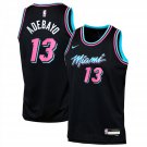 Heat #13 Bam Adebayo City Jersey Black 2025