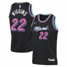Heat #22 Andrew Wiggins City Edition Jersey Black 2025