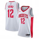 Houston Rockets #12 Steven Adams White Association Edition Stitched Jersey