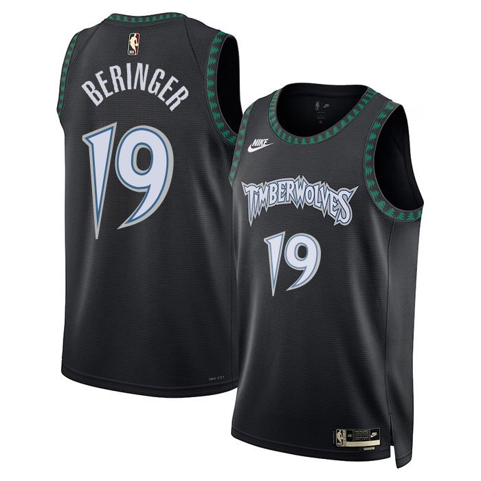 Joan Beringer Minnesota Timberwolves Statement Edition Jersey Black